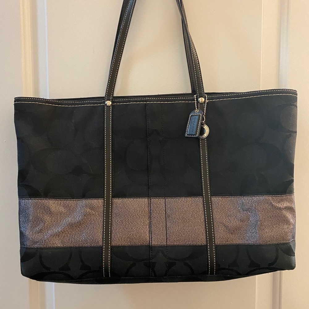 Large coach tote bag